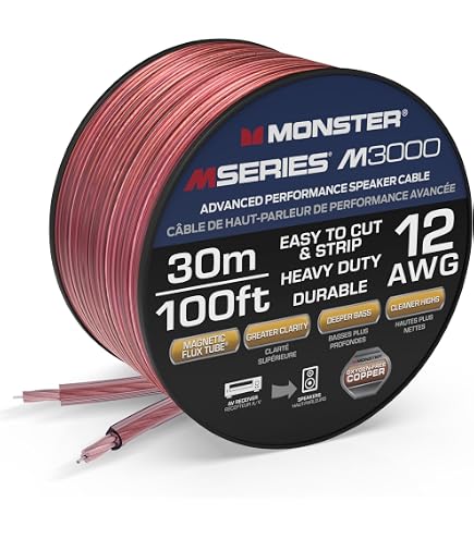 k*m様 Monster　Cable　4m ペア Amazon.com: Monster M-Series 14 AWG Speaker Wire: Advanced